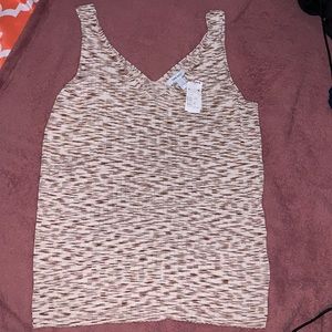 Nine West ribbed tank NWT